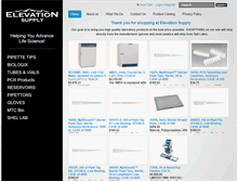 Tablet Screenshot of elevationsupply.com